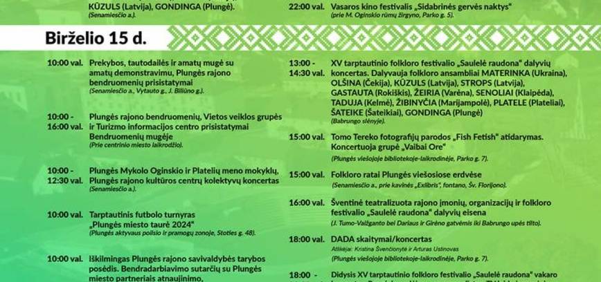 PLUNGĖ STADTFEST‘ 24